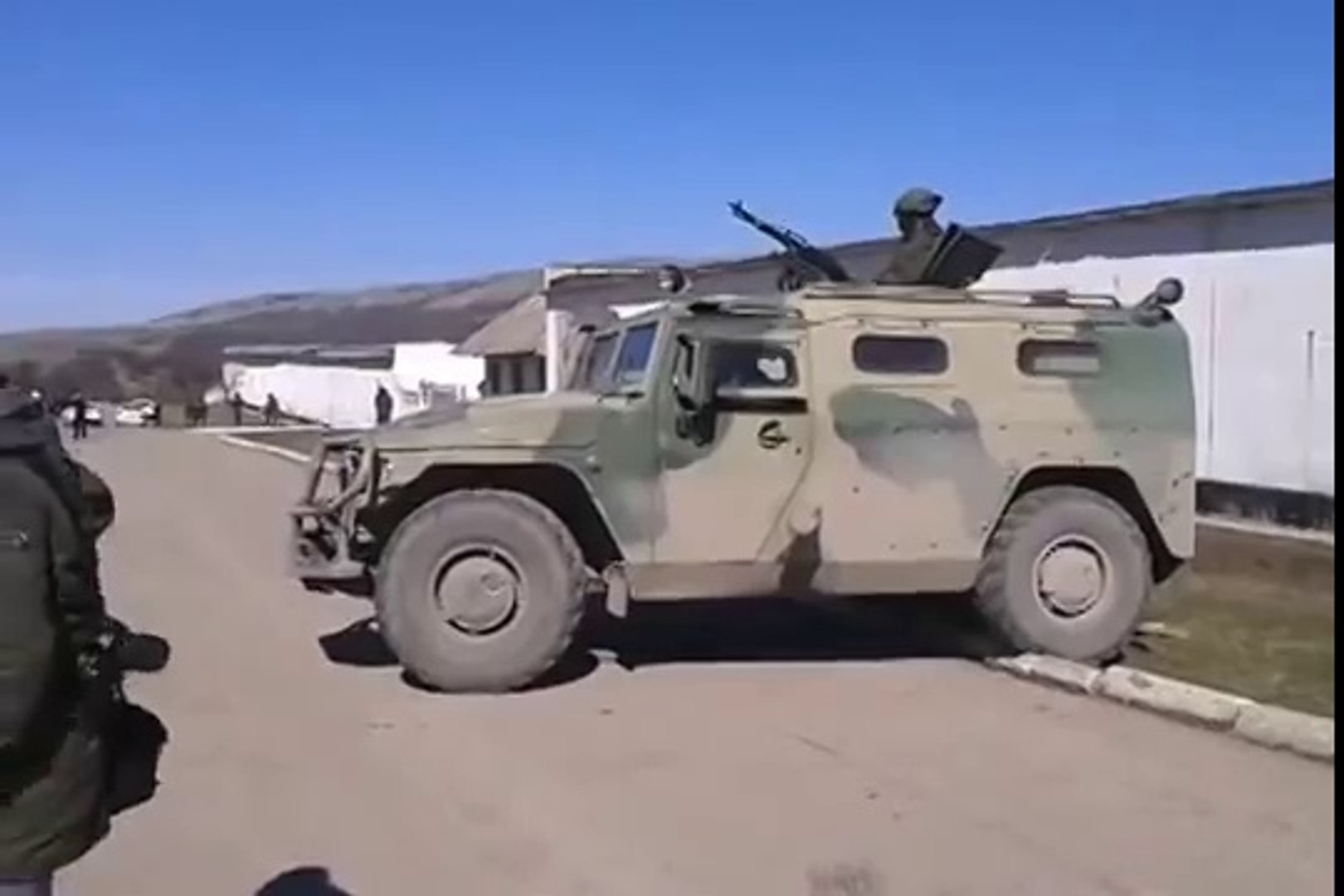 ⁣Crimea Russian Military Tigr & Sexy Russian Girl