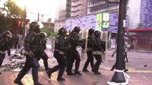 Venezuelan anti-government protesters clash with police
