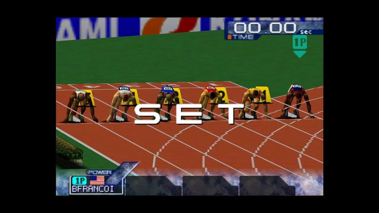 International Track And Field 2000 - 100m Dash (N64)