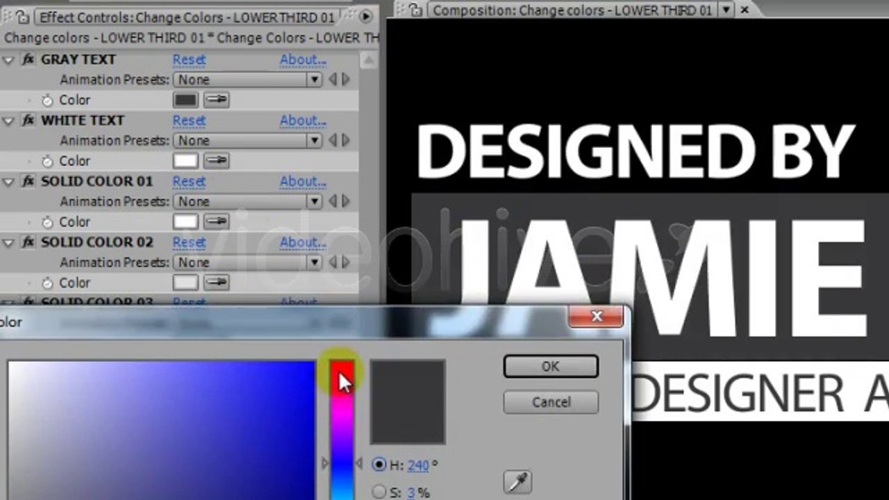 Clean Lower Thirds