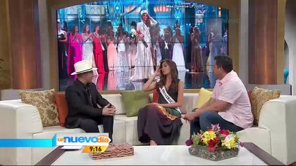 Gabriela Isler en el programa de Daniel Sarcos