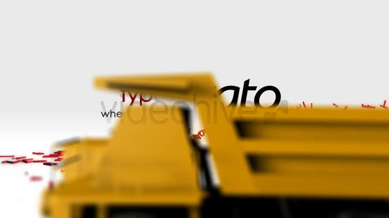 Typo Truck Logo Reveal