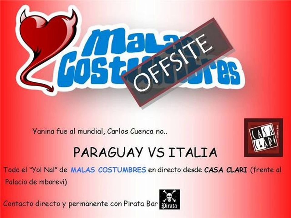 Malas Costumbres Lunes 14-06-2010 II