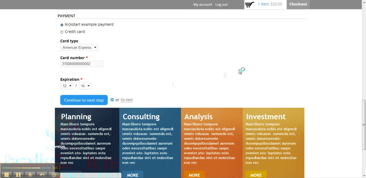 Moodle Drupal - eCommerce Solution Demo