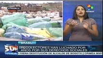 Reciclar basura, única alternativa en Ciudad Estructural de Brasilia