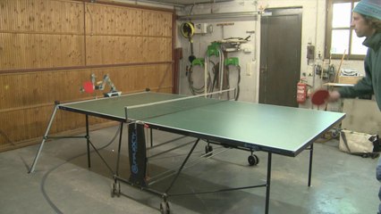 Le robot capable de jouer au tennis de table