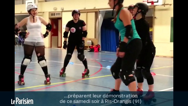 Essonne : les joueuses de roller derby à l'entraînement