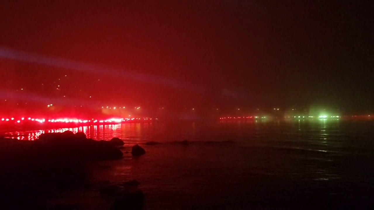 Orduspor 47.yıl 8 Mart 2014 - Ordu Sahilinde taraftarlarımızın meşale şovu ve havai fişek gösterisi