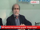 HDP heyetinin Ordu ziyaretinde gerginlik - Ertuğrul Kürkçü