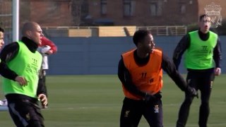 Sterling takes on Skrtel