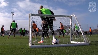 Watch a bit of target practice at Melwood