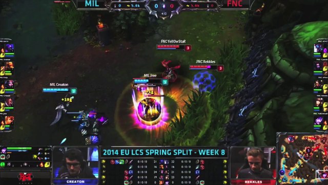 Le FB chaud entre MIL et FNC - League of legends - team-aaa.com - Pulse Corp