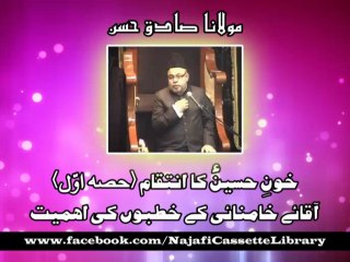 خونِ حسینؑ کا انتقام ۔ مولانا صادق حسن
