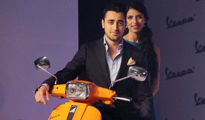 Imran Khan at the Launch of the New Vespa Scooter