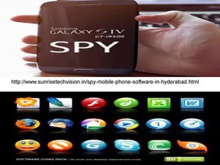 Spy Mobile Phone Software in Hyderabad, India