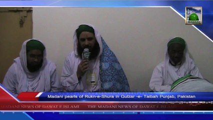 (News 12 Feb) Madani Pearls of Rukn e Shura in Gulzar e Taibah Punjab