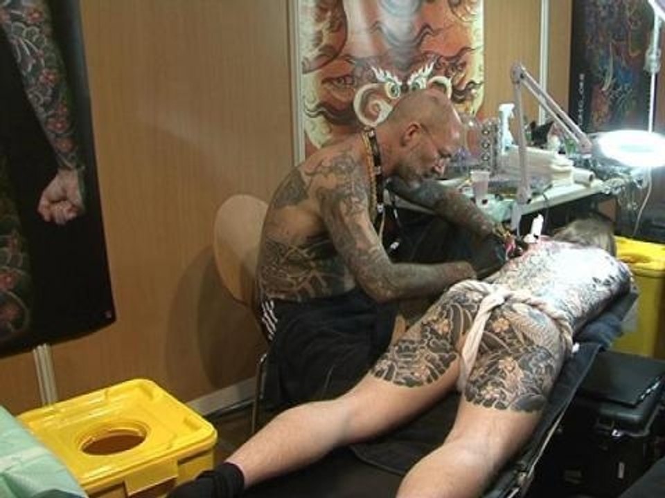 Mondial du tatouage: le corps comme œuvre d'art...