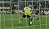 Gol di Del Piero  Borussia Dortmund - Juventus 1-3