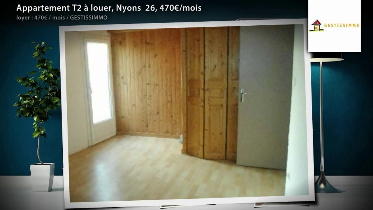 Appartement T2 à louer, Nyons  26, 470€/mois