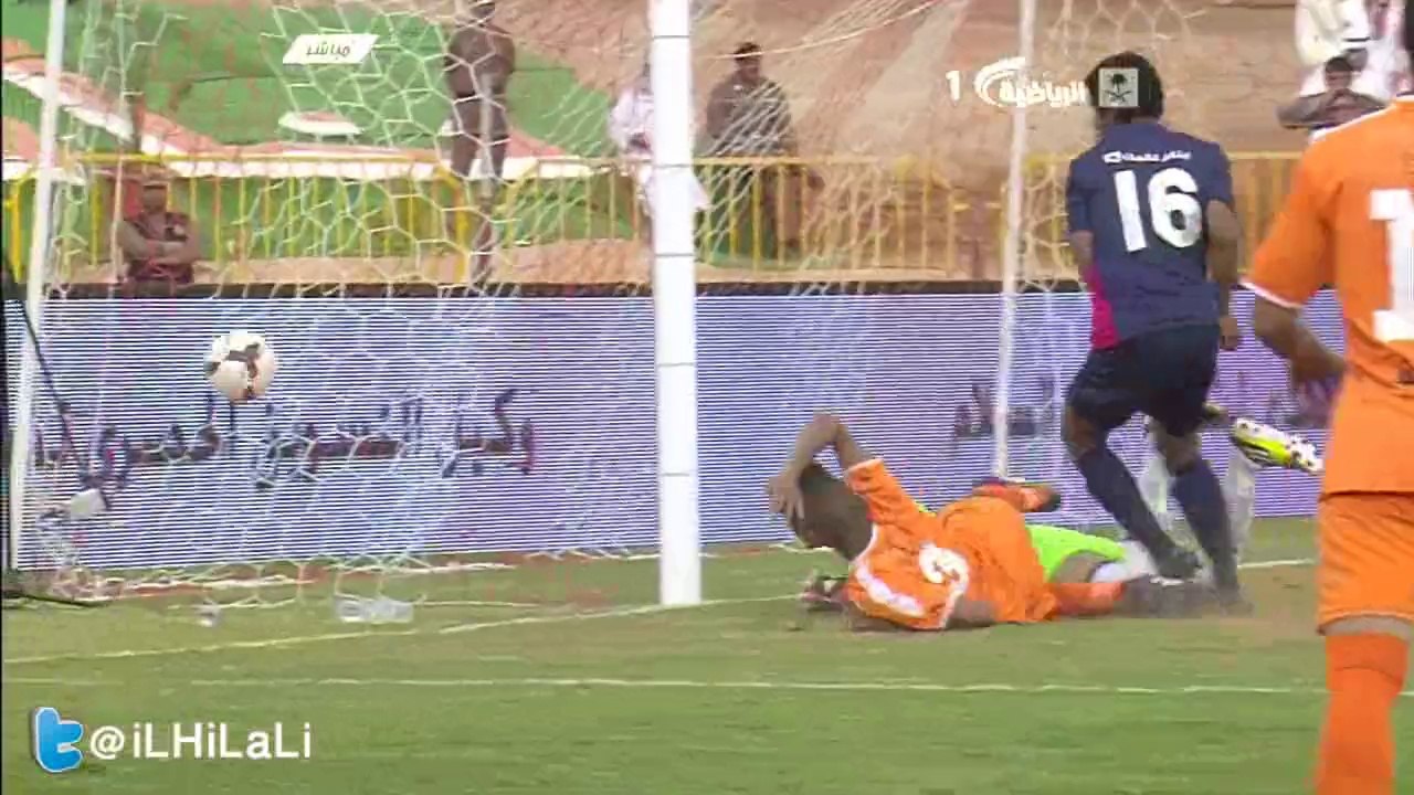 هدف يوسف السالم في مباراة #الهلال_الزلفي | كاس الملك 2014 | HD