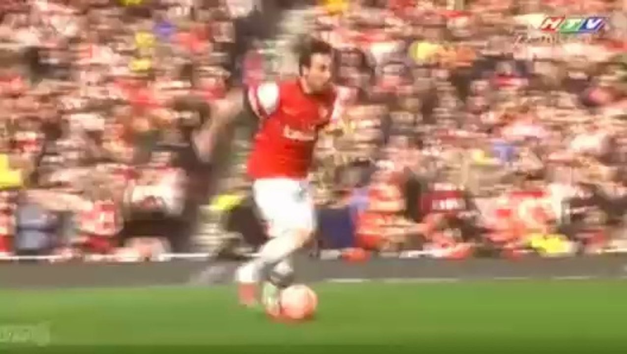 Arsenal vs Everton - 08-03-2014 - Ozil's goal(1-0)