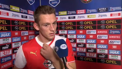 29-09-2013 De Vrij baalt van verlies aanvoerdersband