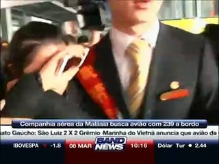 Avião da Malaysia Airlines com 239 pessoas a bordo desaparece - 08/03/2014.