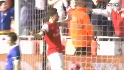Giroud Goal Arsenal 4-1 Everton - 08-03-2014 FA CUP