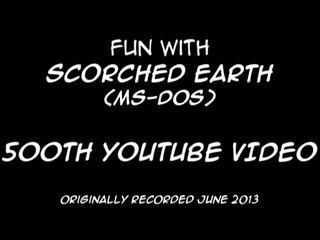Fun With Scorched Earth (MS-DOS)