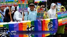 Thousands rally for end to nuclear energy in Taiwan