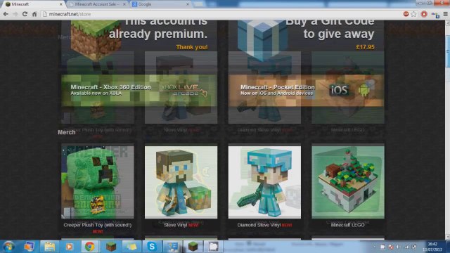 Minecraft Premium Account Giveaway [March 2014]