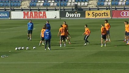 Pepe and Xabi Alonso train with first team, Arbeloa injured