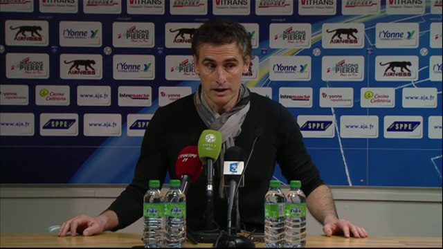 Conférence de presse AJ Auxerre - Dijon FCO (2-2) : Bernard CASONI (AJA) - Olivier DALL'OGLIO (DFCO) - 2013/2014