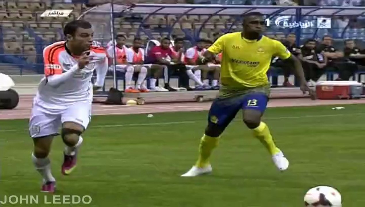 هدف الشباب الثاني على النصر كأس الملك 2014 دور ال 16