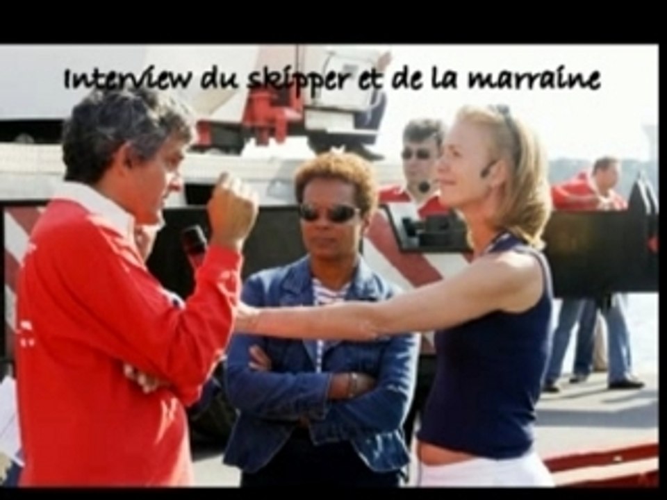 Mise a l'eau du voilier GWADA