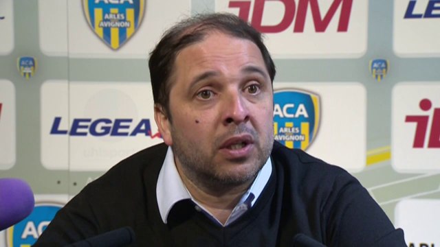 Conférence de presse AC Arles Avignon - AS Nancy-Lorraine (1-2) : Franck DUMAS (ACA) - Pablo CORREA (ASNL) - 2013/2014