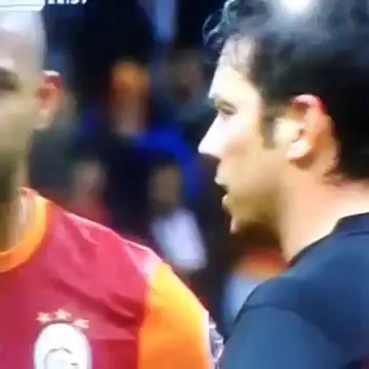 Fırat Aydınus un Felipe Melo ya Küfür Etme Anı 8.3.2014