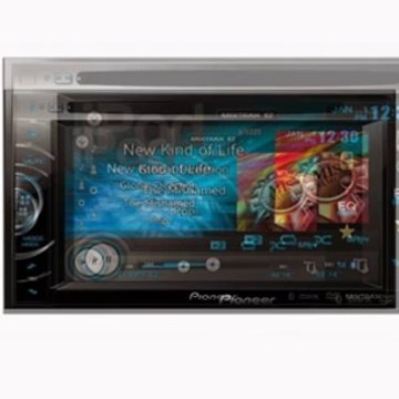 Pioneer AVH-X2600BT 2-DIN Multimedia DVD Receiver with 6.1 Inch WVGA Touch Screen Display