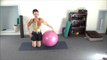 FITNESS BALL Pilates Full length exercise and workout video