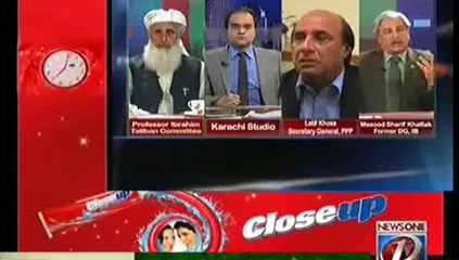 Masood Sharif Khan Khattak in Mazrat ke Saath 6 March 2014- Part 1