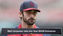 Carpenter Signs Extension with Cardinals