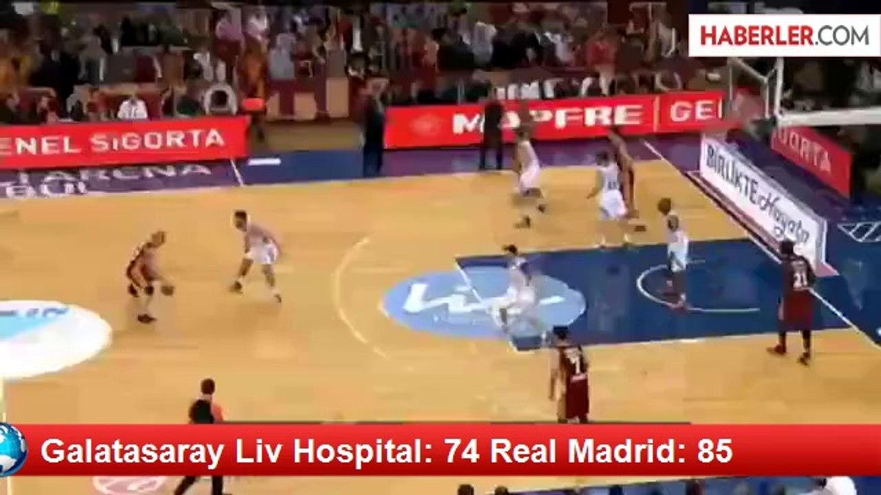 Galatasaray Liv Hospital: 74 Real Madrid: 85