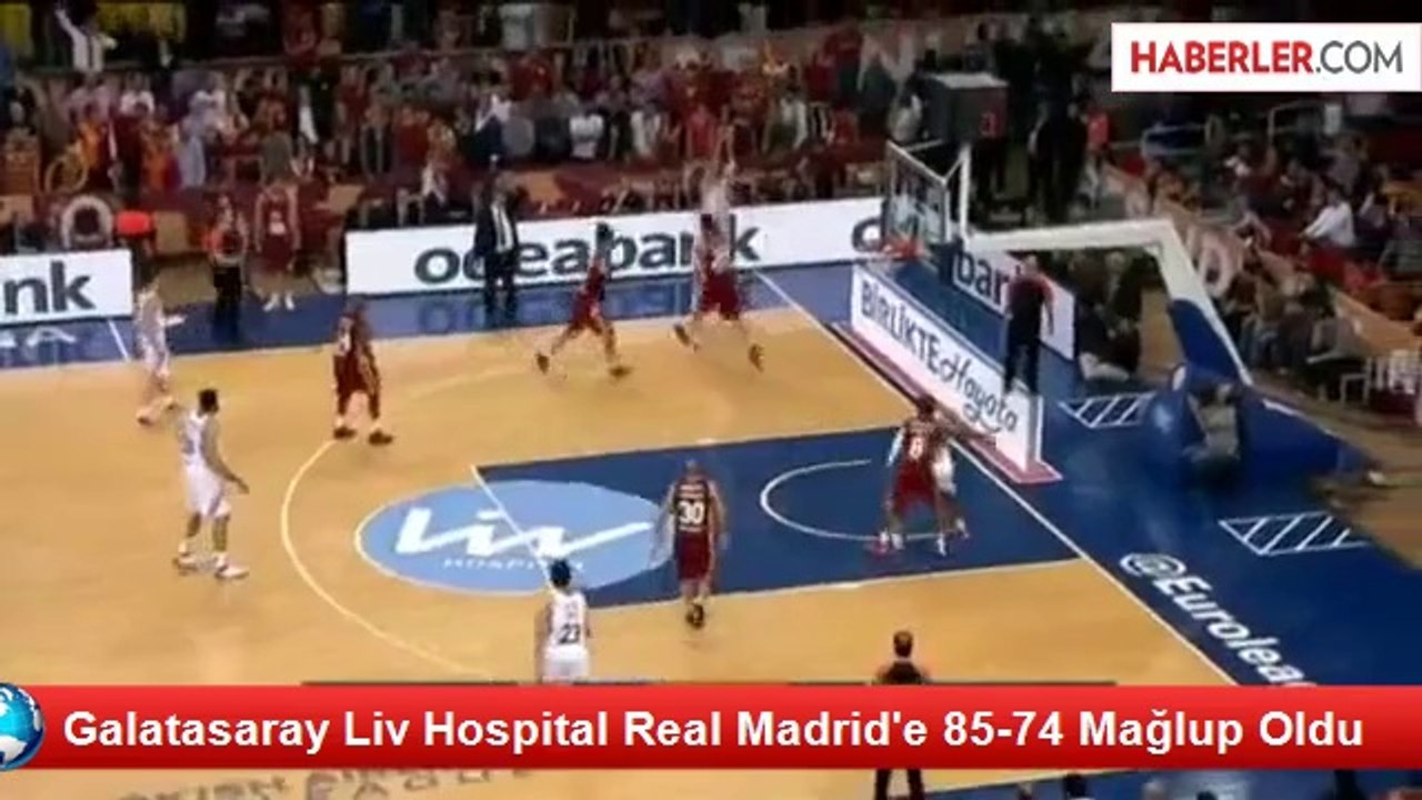 Galatasaray Liv Hospital Real Madrid'e 85-74 Ma...