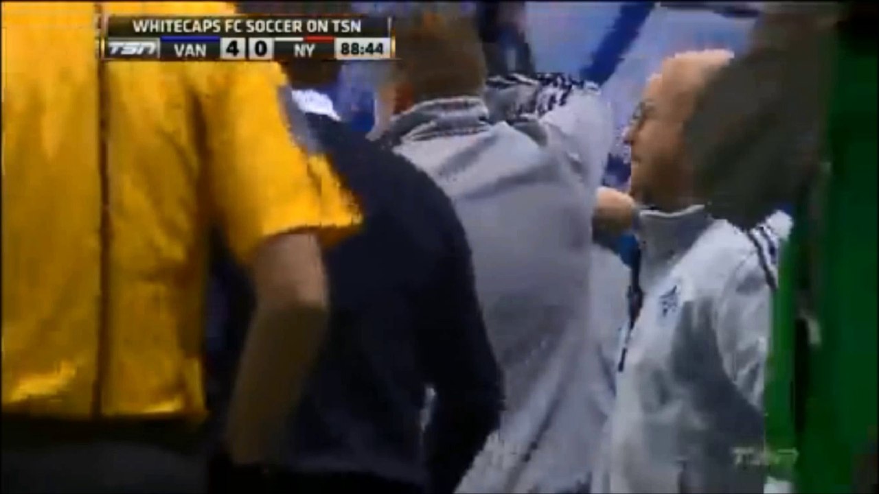 Gol de Pedro Morales. Vancouver Whitecaps 4-1 New York Red Bulls