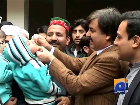 Anti-polio drive Peshawar-09 March 2014