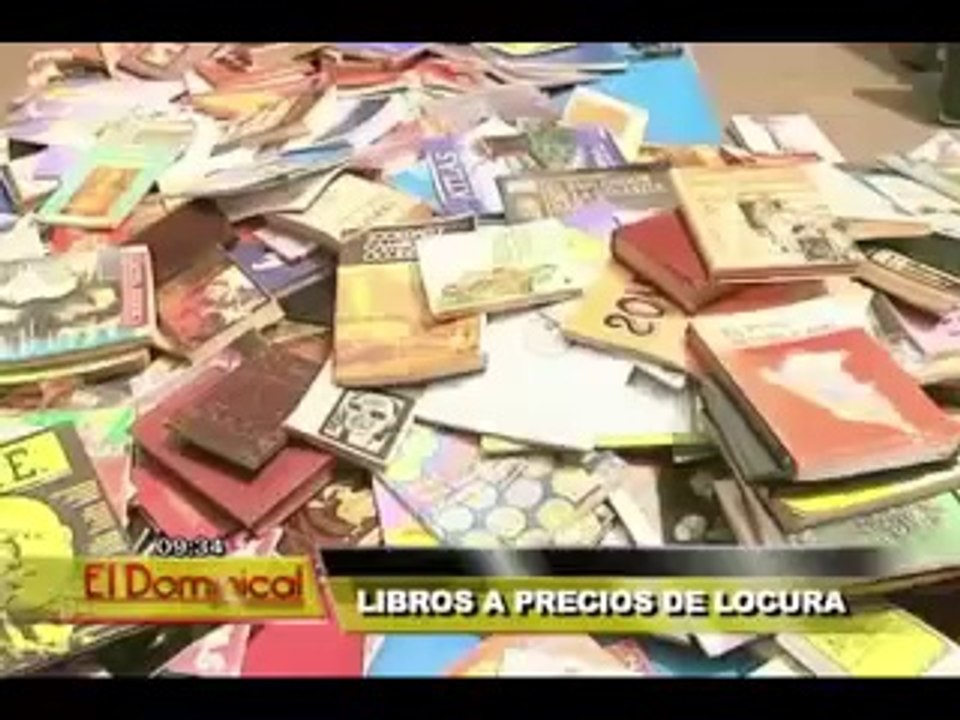 Libros a precio de locura: libros y textos escolares en la feria de Amazonas