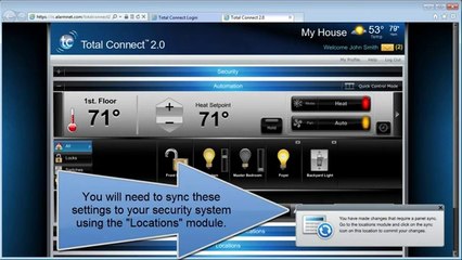 Honeywell Total Connect 2.0: How To Create Scenes
