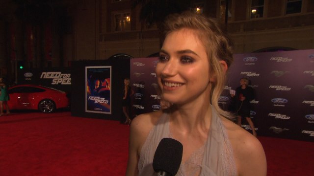 Imogen Poots At Need For Speed Premiere Likes Real Stunts