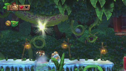 Donkey Kong Country: TF. Patinaje con primates 5-6 - Gameplay - 100% puzzles y letras