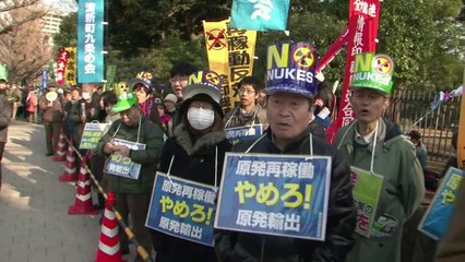 Japon: manifestation des opposants au nucléaire